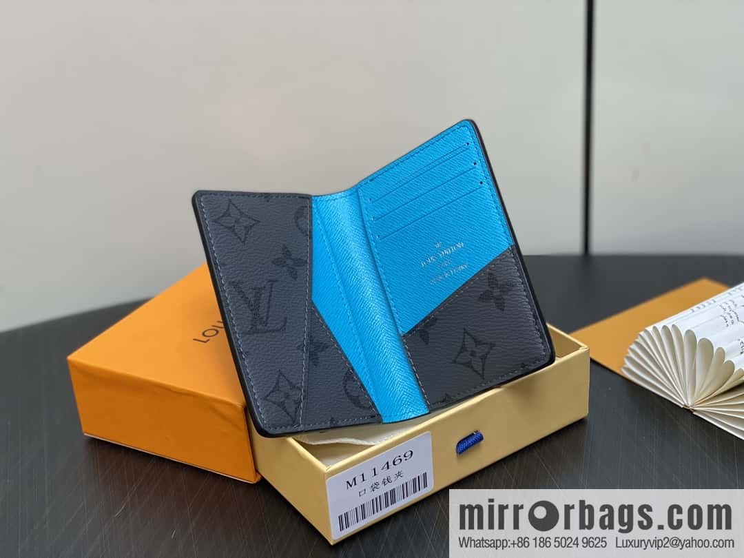 [Boutique‑grade] M11469 blue card holder wallet series, new in the season, pocket wallet