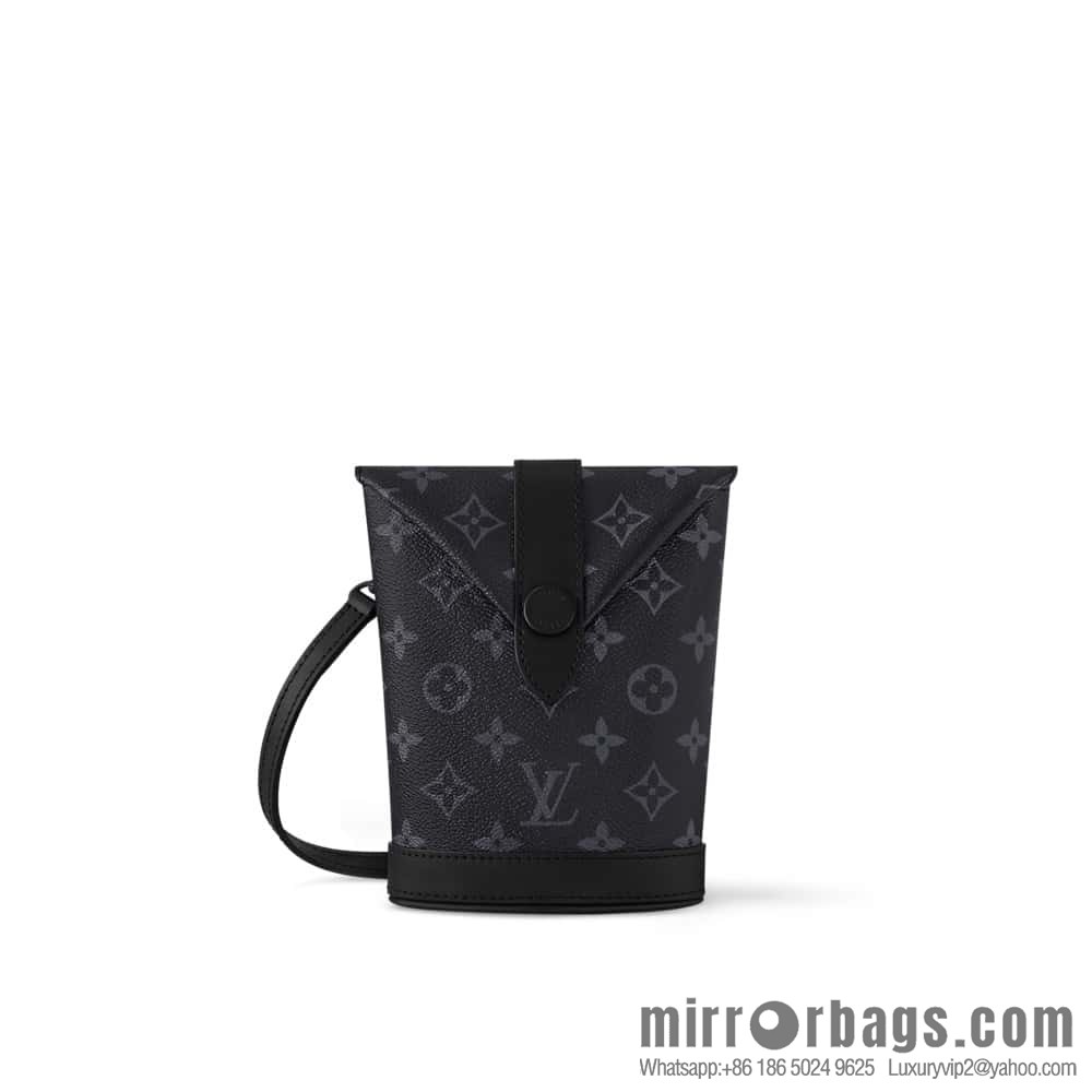 [Boutique‑grade] M11613 black flower, men's bag French fry bag series ENVELOPE POUCH French fry bag