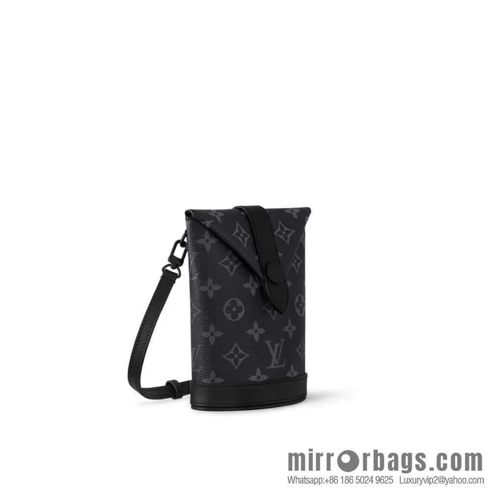 [Boutique‑grade] M11613 black flower, men's bag French fry bag series ENVELOPE POUCH French fry bag