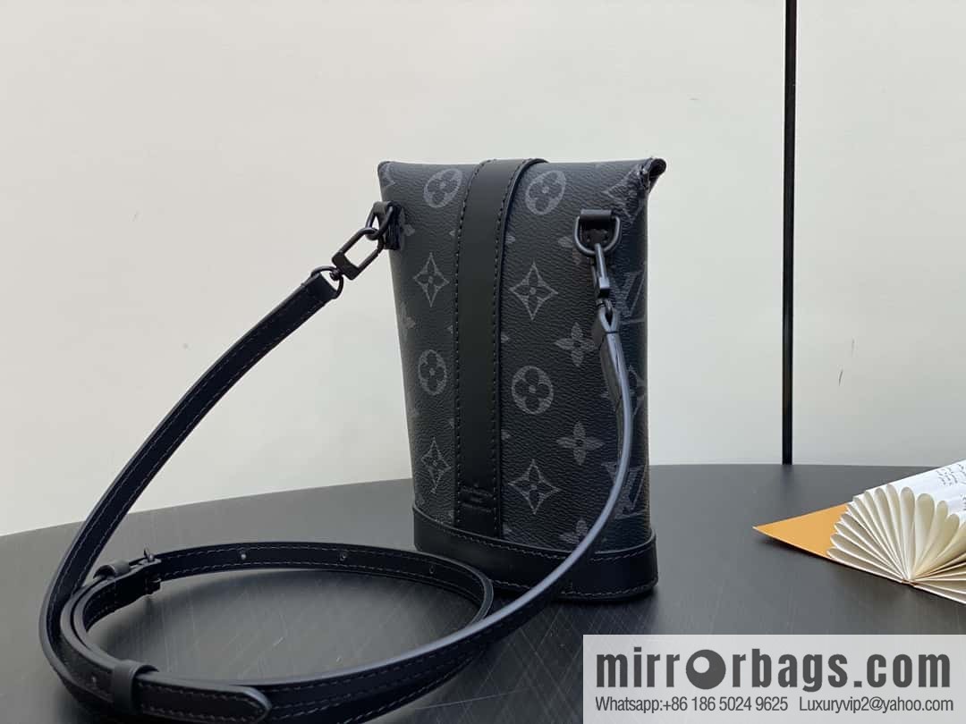 [Boutique‑grade] M11613 black flower, men's bag French fry bag series ENVELOPE POUCH French fry bag
