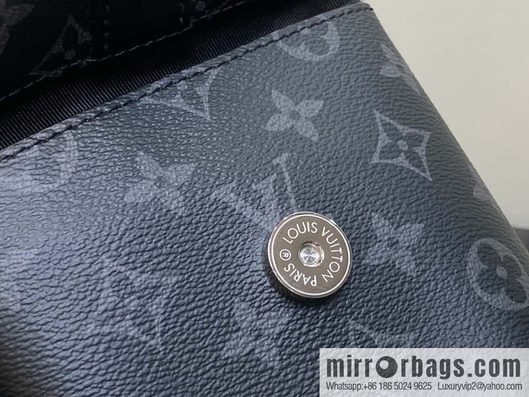 [Boutique‑grade] M11613 black flower, men's bag French fry bag series ENVELOPE POUCH French fry bag