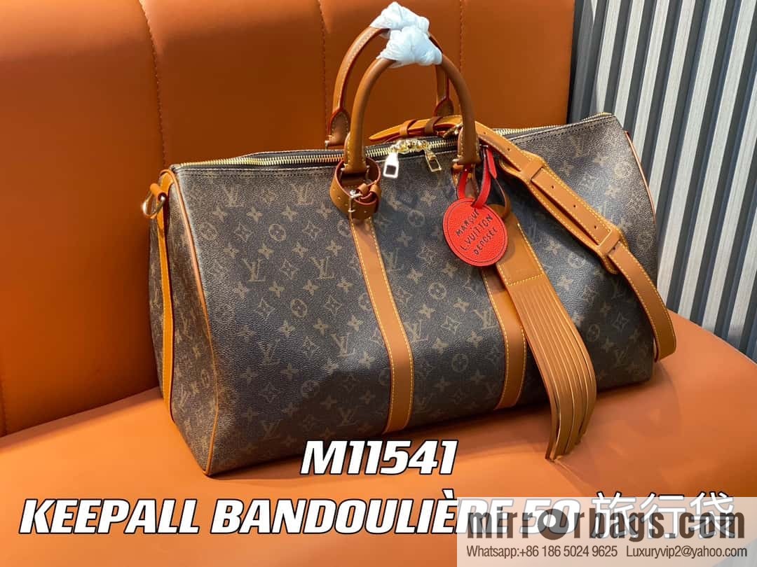 [Premium‑quality] M11541 monogram travel bag series, the new KEEPALL BANDOULIZRE 50 travel bag of the season