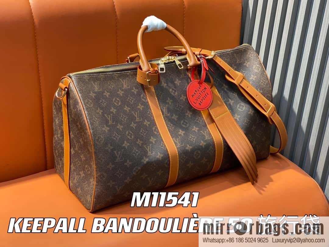 [Premium‑quality] M11541 monogram travel bag series, the new KEEPALL BANDOULIZRE 50 travel bag of the season