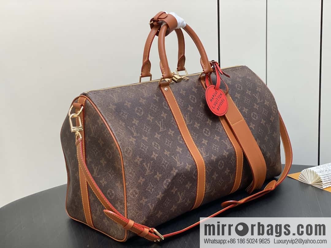 [Premium‑quality] M11541 monogram travel bag series, the new KEEPALL BANDOULIZRE 50 travel bag of the season