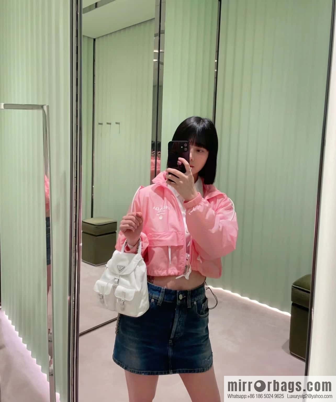 PRADA 🎉 mini backpack 🎉 1BH029 upgrade