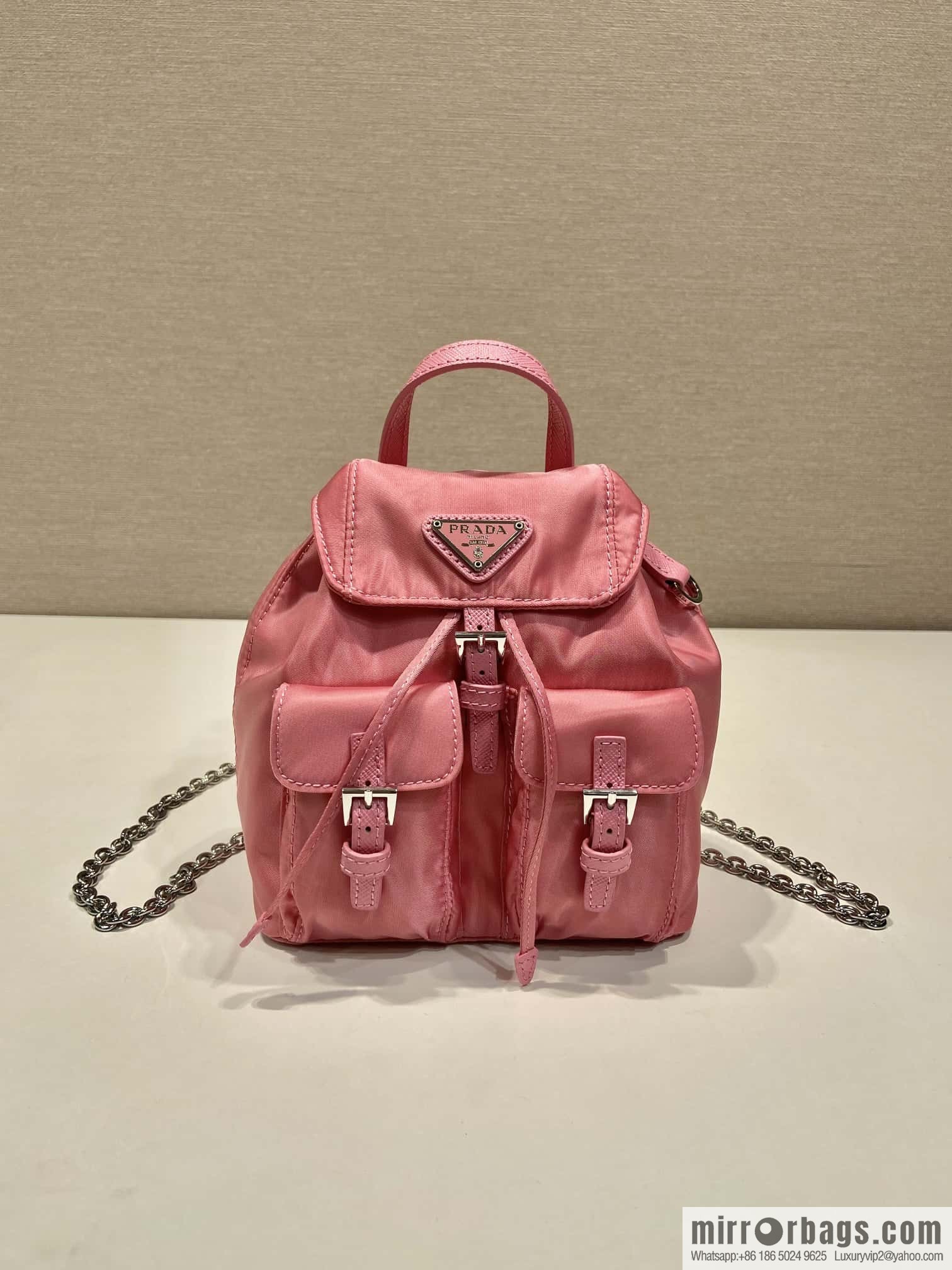 PRADA 🎉 mini backpack 🎉 1BH029 pink
