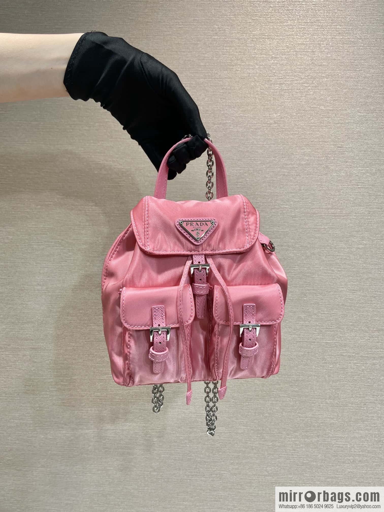 PRADA 🎉 mini backpack 🎉 1BH029 pink