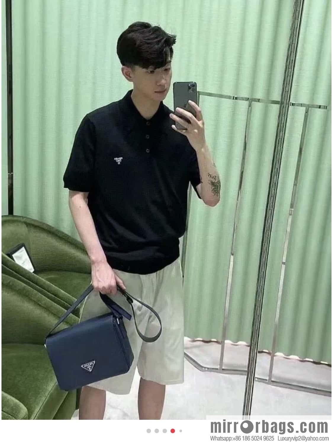 PRADA 🎉 new mailman bag 🎉 2VD049 large new color