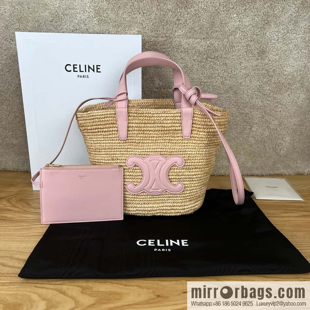 CELINE TEEN Plant material Wagyu leather (fabric) Soft classic basket bag 115802