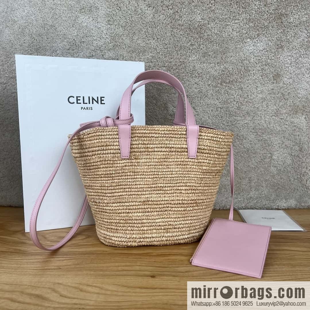 CELINE TEEN Plant material Wagyu leather (fabric) Soft classic basket bag 115802