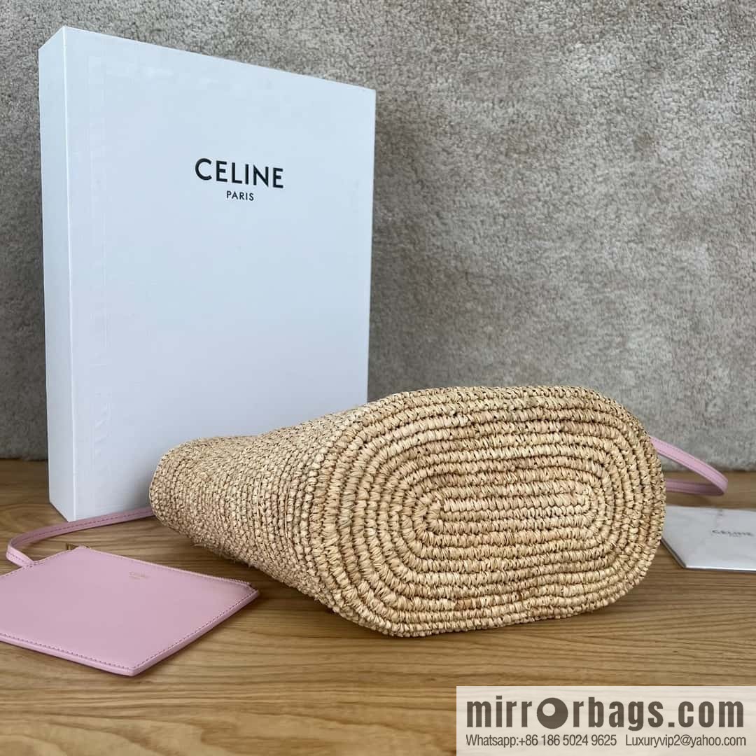 CELINE TEEN Plant material Wagyu leather (fabric) Soft classic basket bag 115802