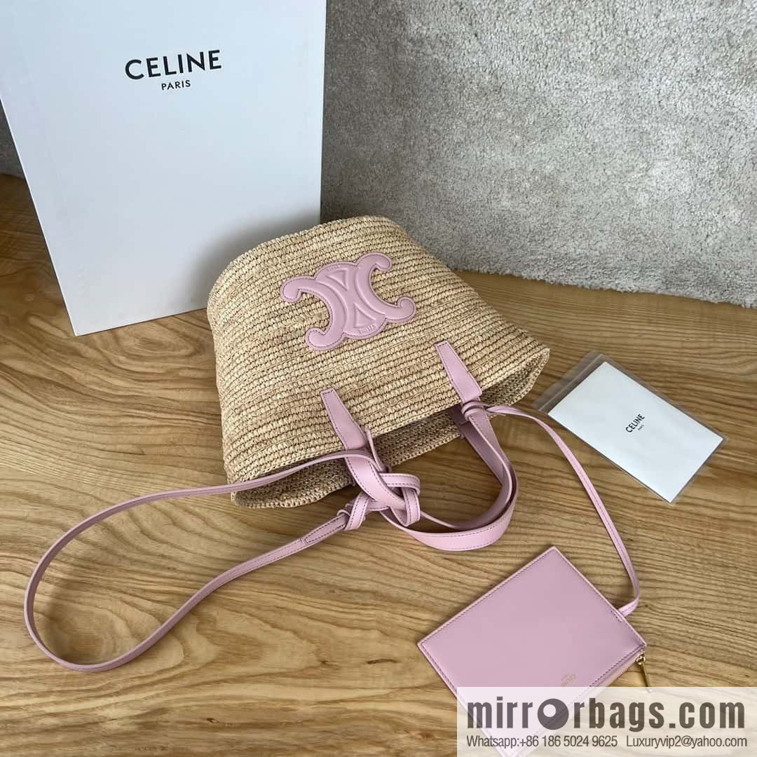 CELINE TEEN Plant material Wagyu leather (fabric) Soft classic basket bag 115802
