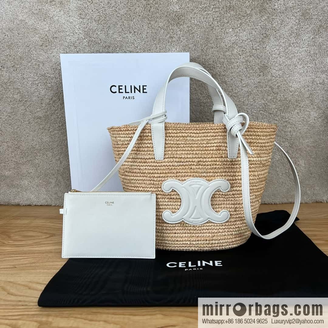 CELINE TEEN Plant material Wagyu leather (fabric) Soft classic basket bag 115802