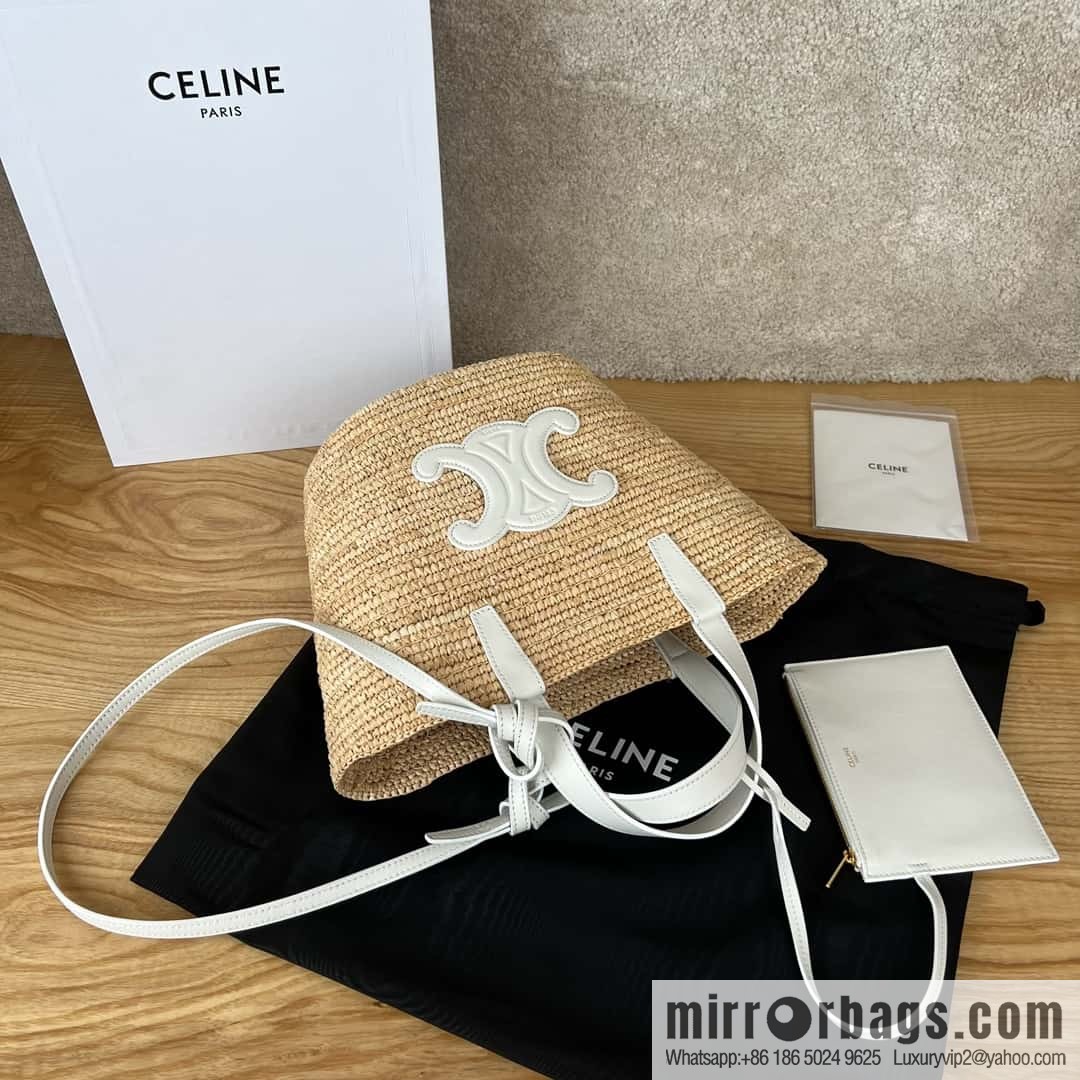 CELINE TEEN Plant material Wagyu leather (fabric) Soft classic basket bag 115802