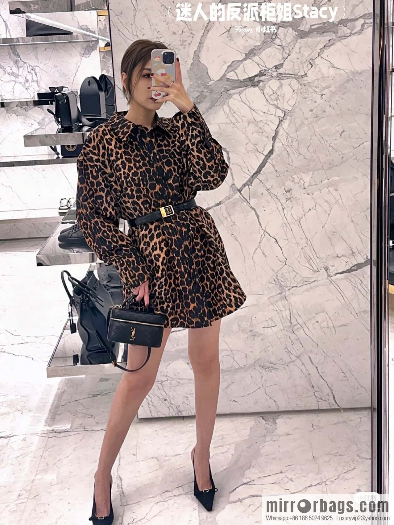 YSL ππππ¬ π©ππ‘ππ§π¬ mini sheepskin clutch bag 766731