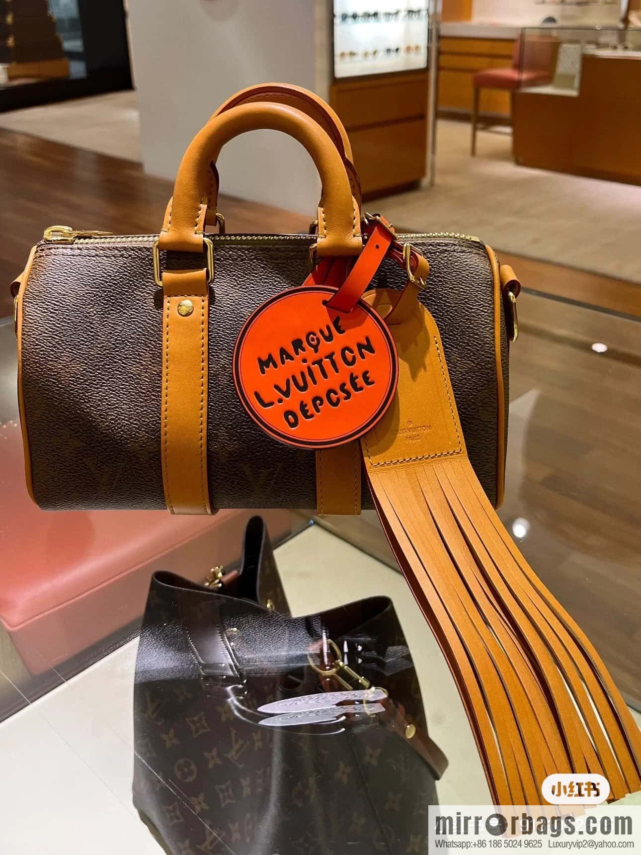 [Premium‑quality] M11542 monogram men's bag pillow bag speedy series KEEPALL BANDOULIZRE 25 handbag