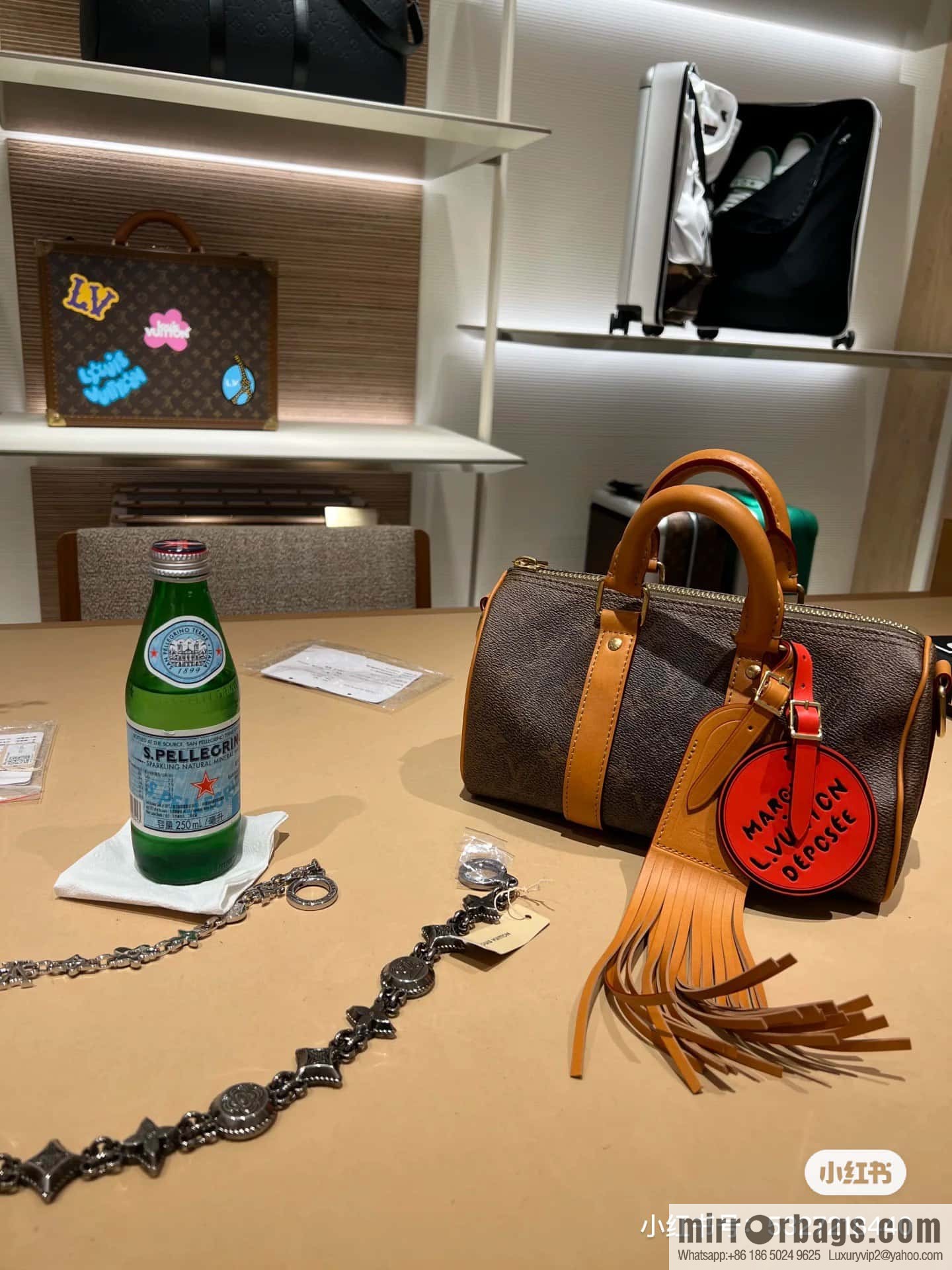 [Premium‑quality] M11542 monogram men's bag pillow bag speedy series KEEPALL BANDOULIZRE 25 handbag