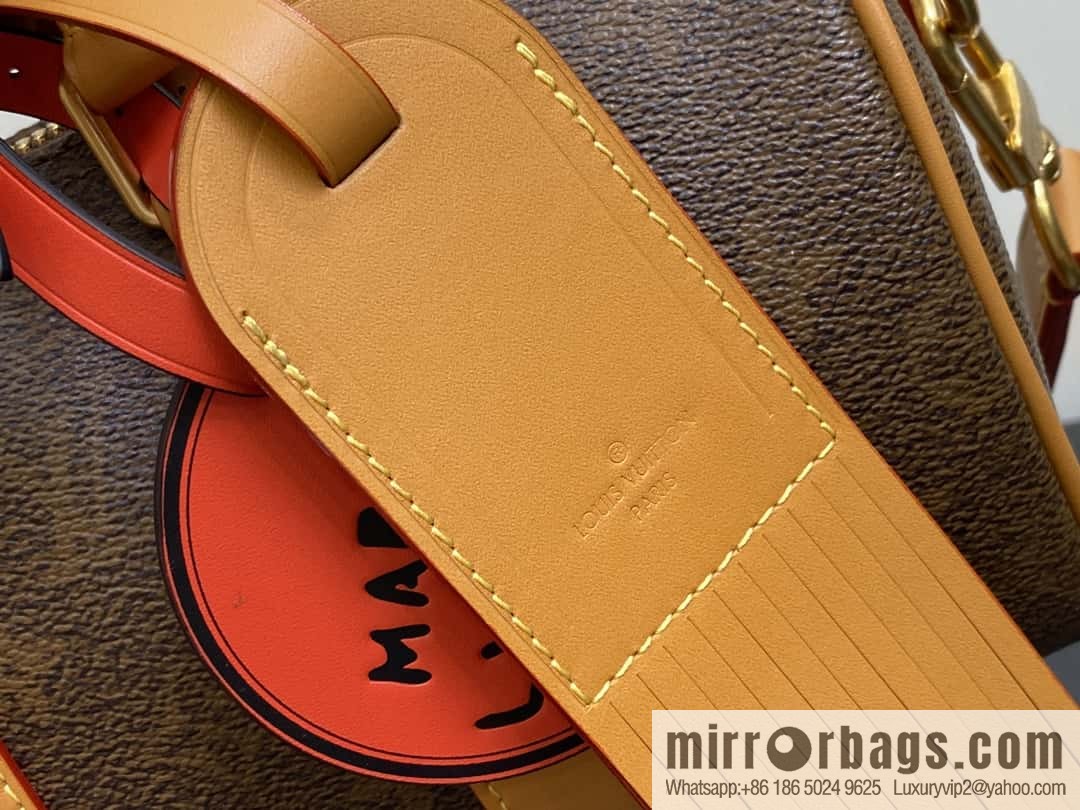 [Premium‑quality] M11542 monogram men's bag pillow bag speedy series KEEPALL BANDOULIZRE 25 handbag