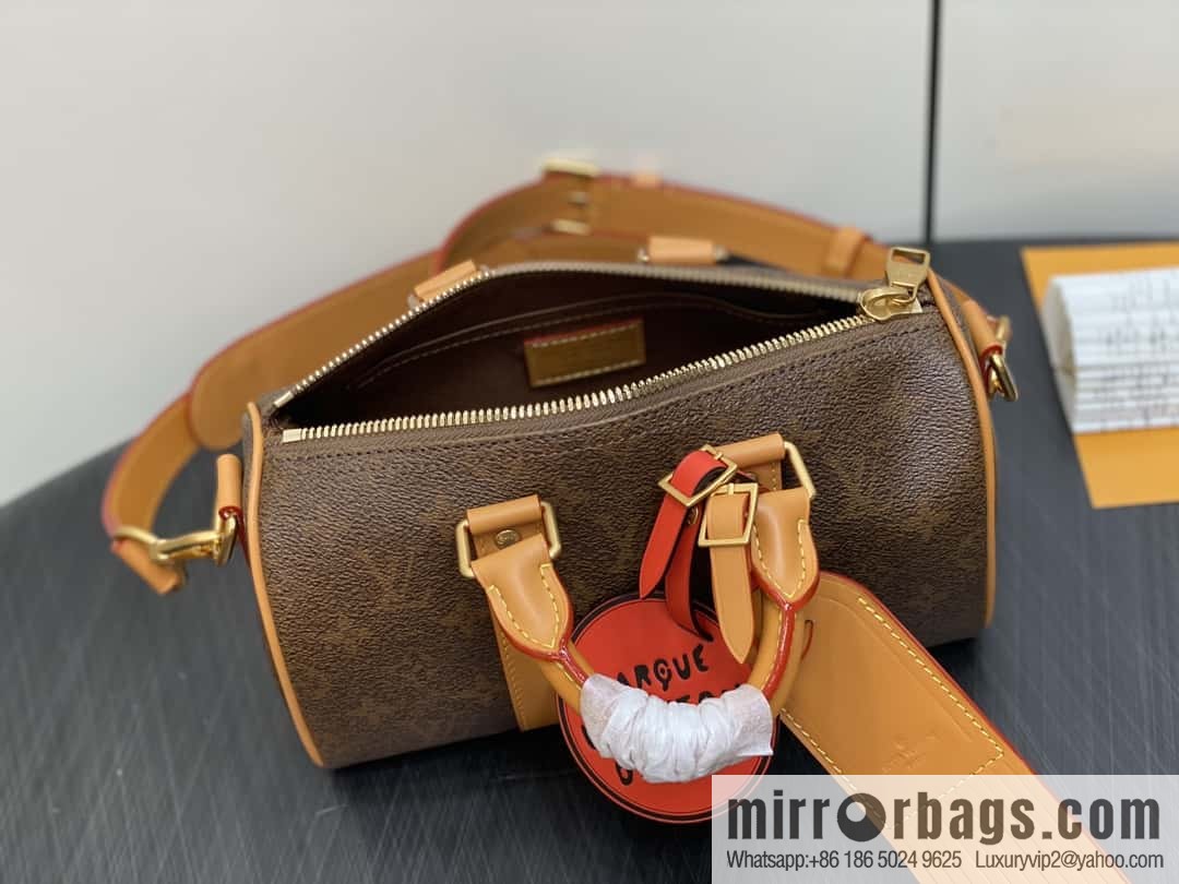 [Premium‑quality] M11542 monogram men's bag pillow bag speedy series KEEPALL BANDOULIZRE 25 handbag