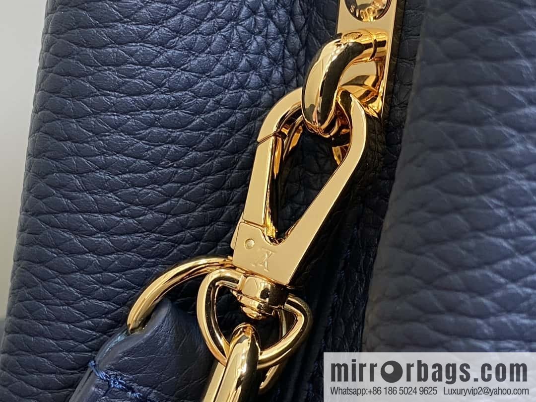 [Boutique‑grade] M25211 (chain strap) M24863 full leather cap that English series Capucines small handbag