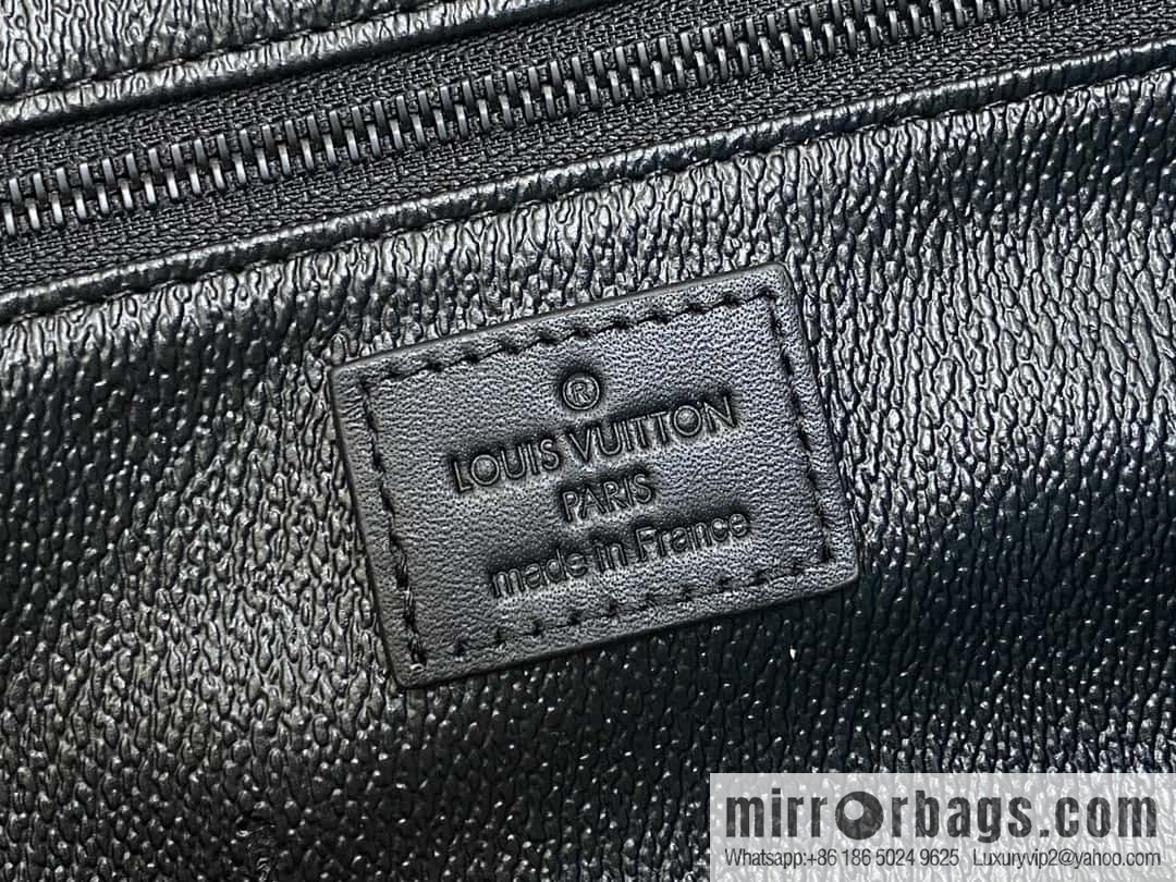 [Boutique‑grade] M11482 blue full leather embossed, toilet bag series, the new DOPP KIT Ms toilet bag of the season M44494