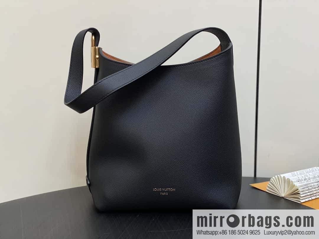 [Boutique‑grade] M25352 black M25353 beige M24354 brown LOW KEY HOBO small handbag