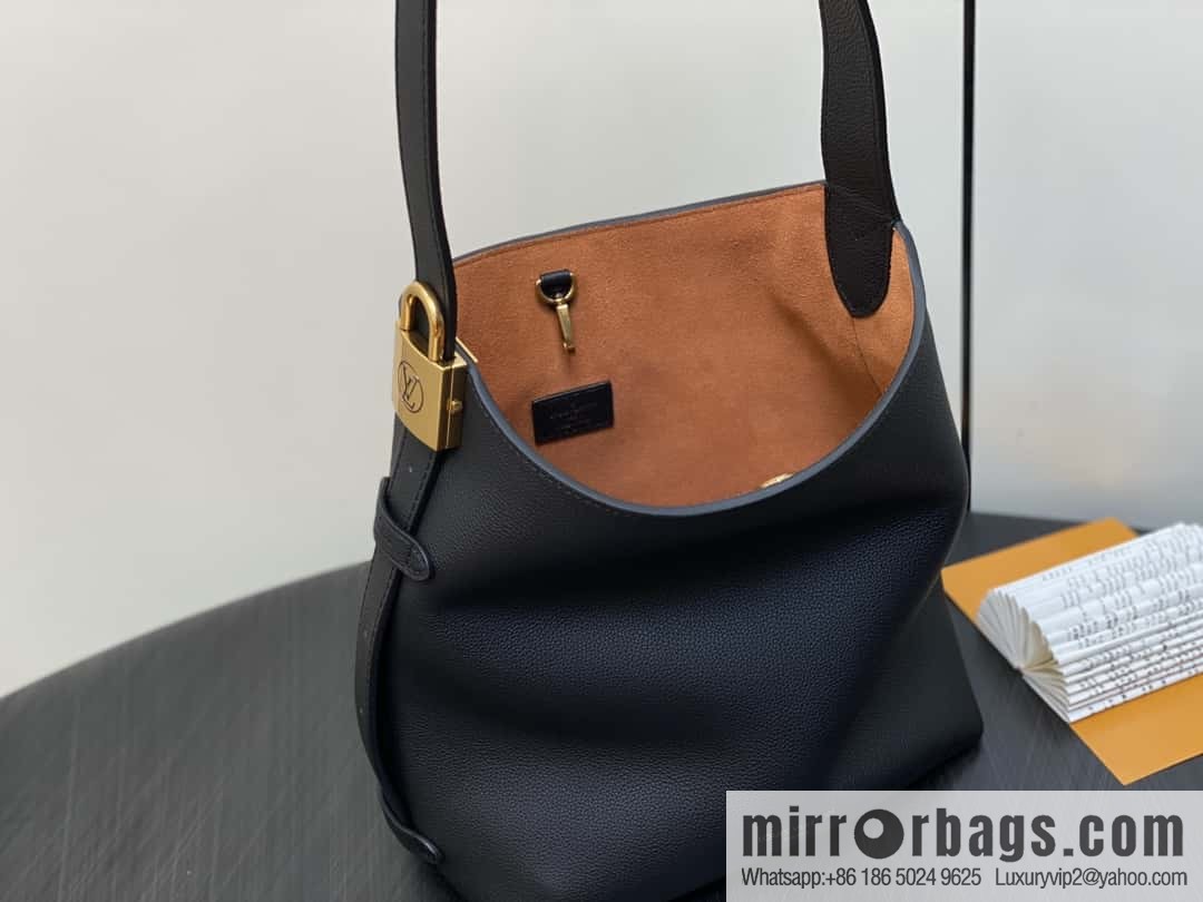 [Boutique‑grade] M25352 black M25353 beige M24354 brown LOW KEY HOBO small handbag