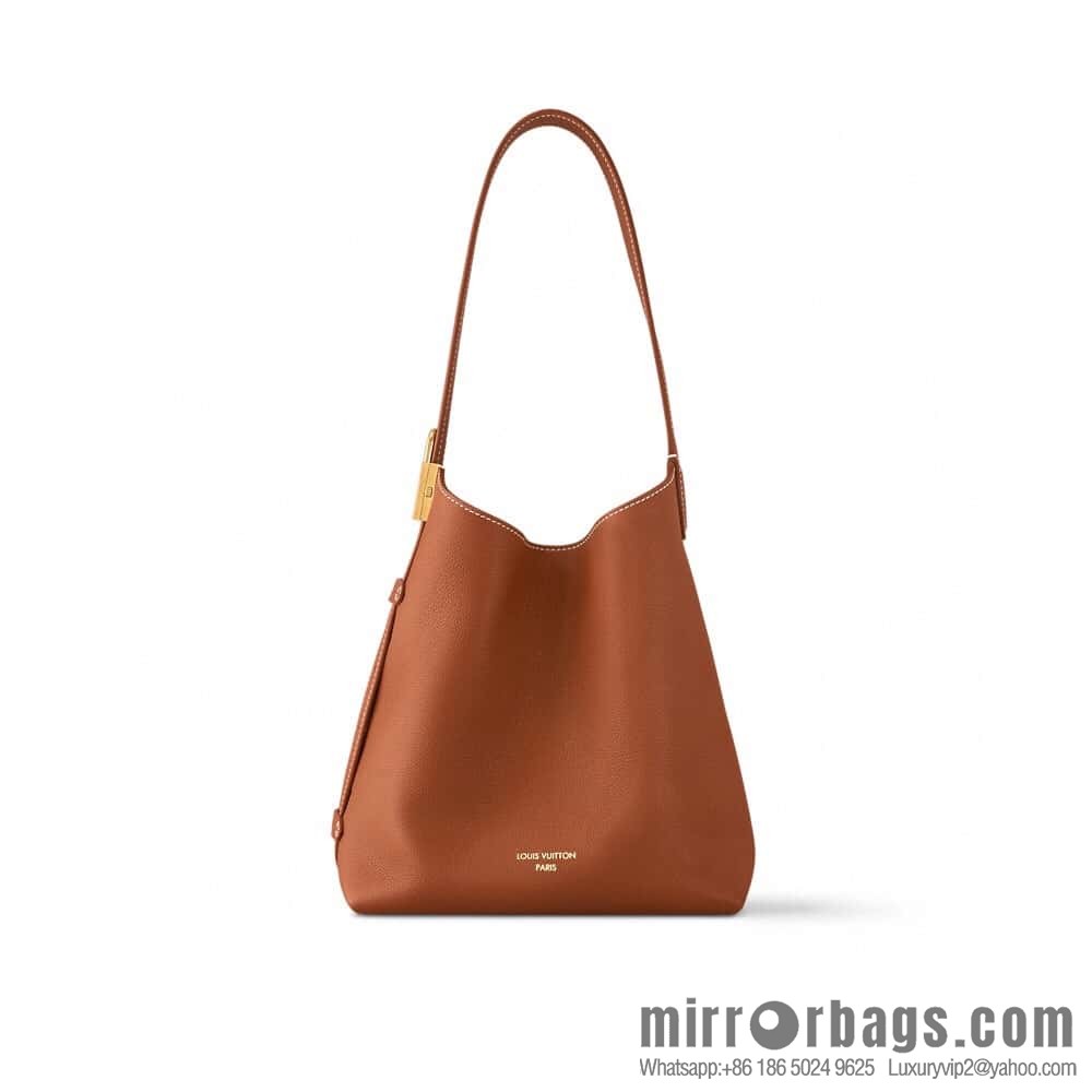 [Boutique‑grade] M25352 black M25353 beige M24354 brown LOW KEY HOBO small handbag