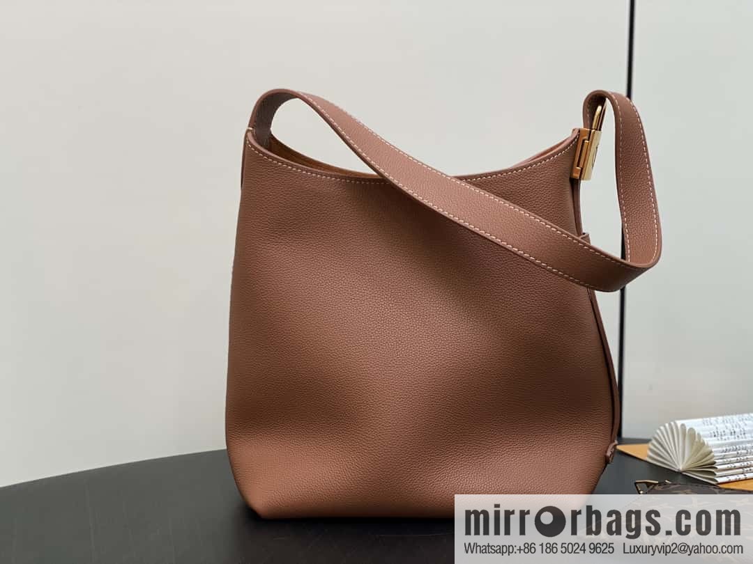 [Boutique‑grade] M25352 black M25353 beige M24354 brown LOW KEY HOBO small handbag