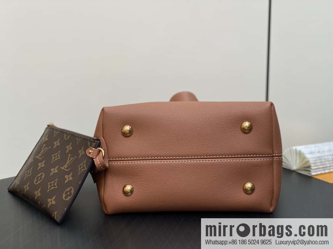 [Boutique‑grade] M25352 black M25353 beige M24354 brown LOW KEY HOBO small handbag