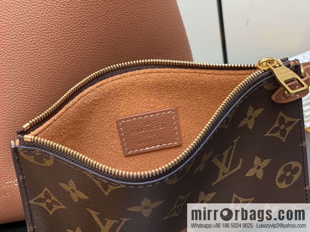 [Boutique‑grade] M25352 black M25353 beige M24354 brown LOW KEY HOBO small handbag