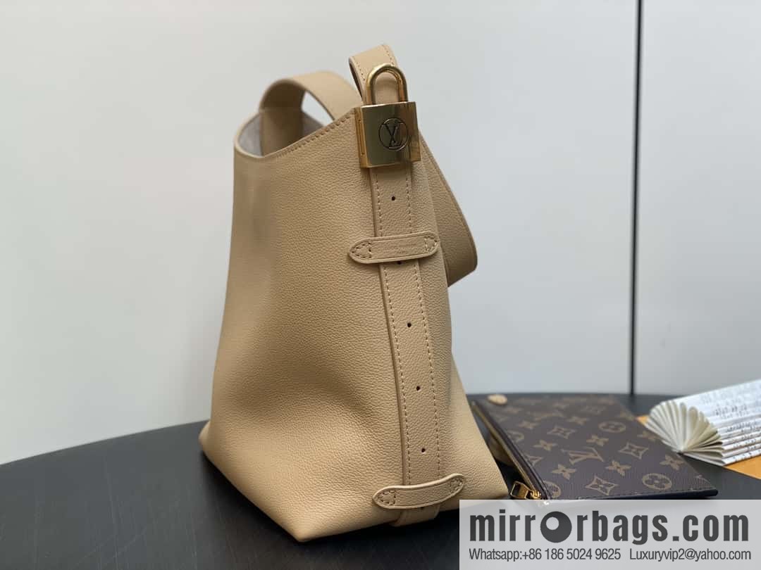 [Boutique‑grade] M25352 black M25353 beige M24354 brown LOW KEY HOBO small handbag