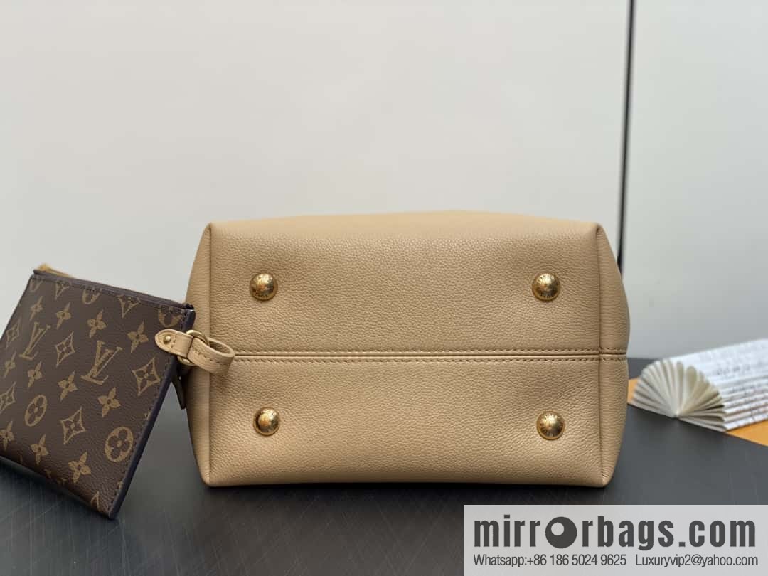 [Boutique‑grade] M25352 black M25353 beige M24354 brown LOW KEY HOBO small handbag