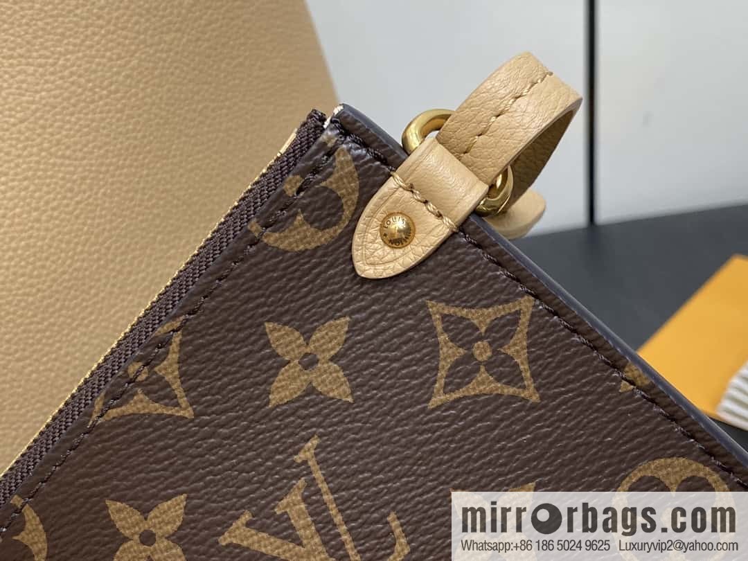 [Boutique‑grade] M25352 black M25353 beige M24354 brown LOW KEY HOBO small handbag