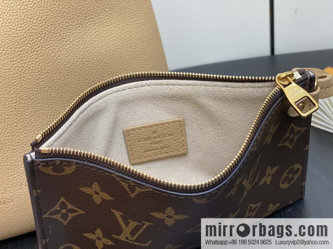 [Boutique‑grade] M25352 black M25353 beige M24354 brown LOW KEY HOBO small handbag