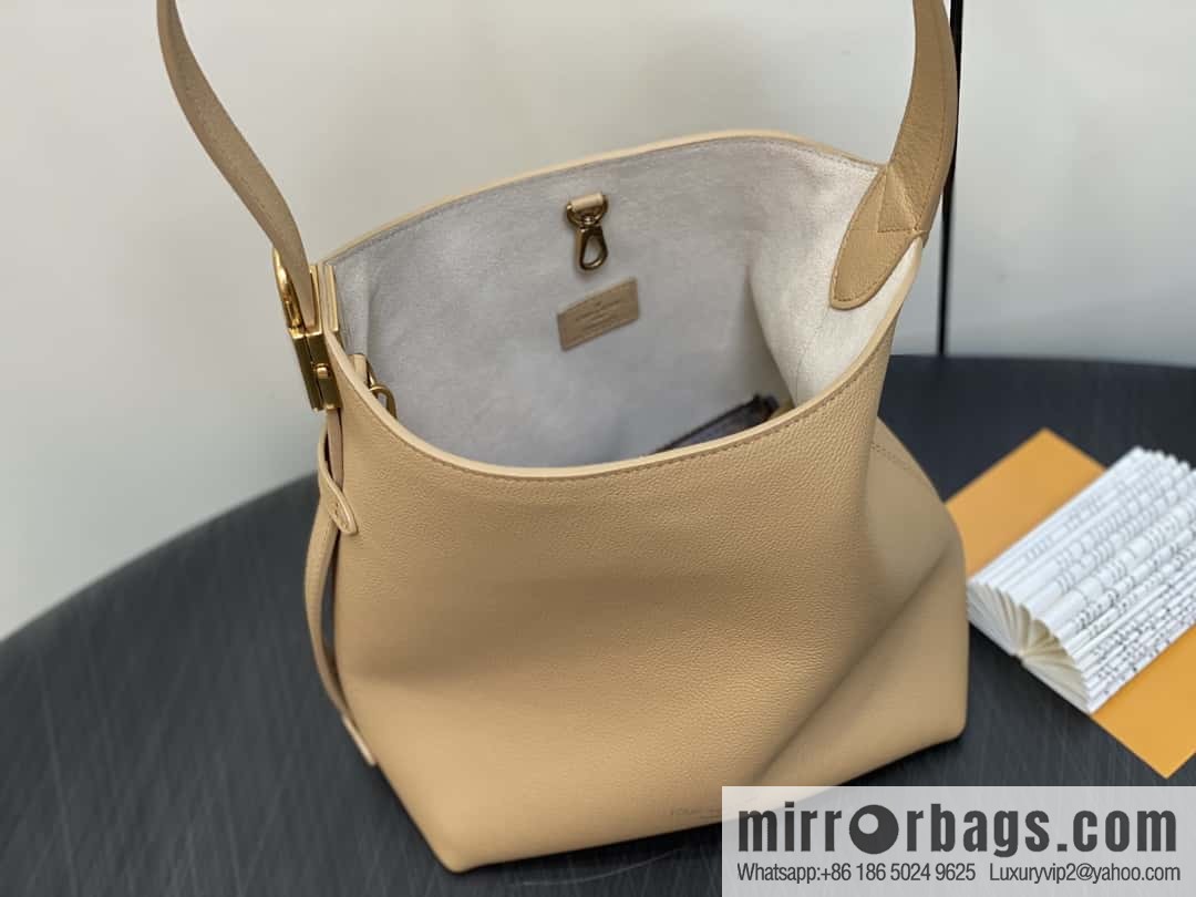 [Boutique‑grade] M25352 black M25353 beige M24354 brown LOW KEY HOBO small handbag