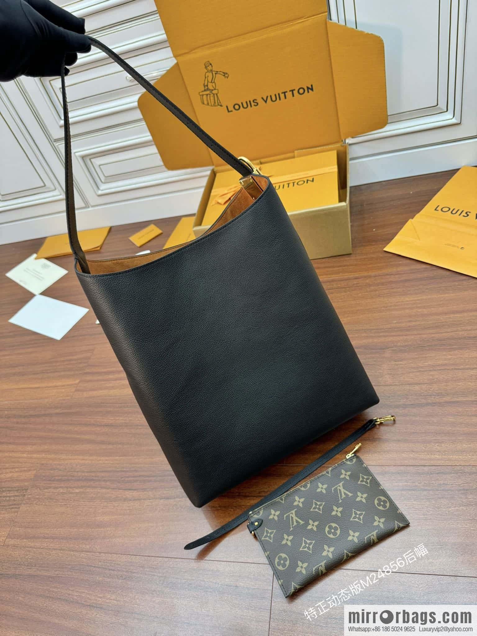 LV M24856 LOW KEY HOBO medium handbag