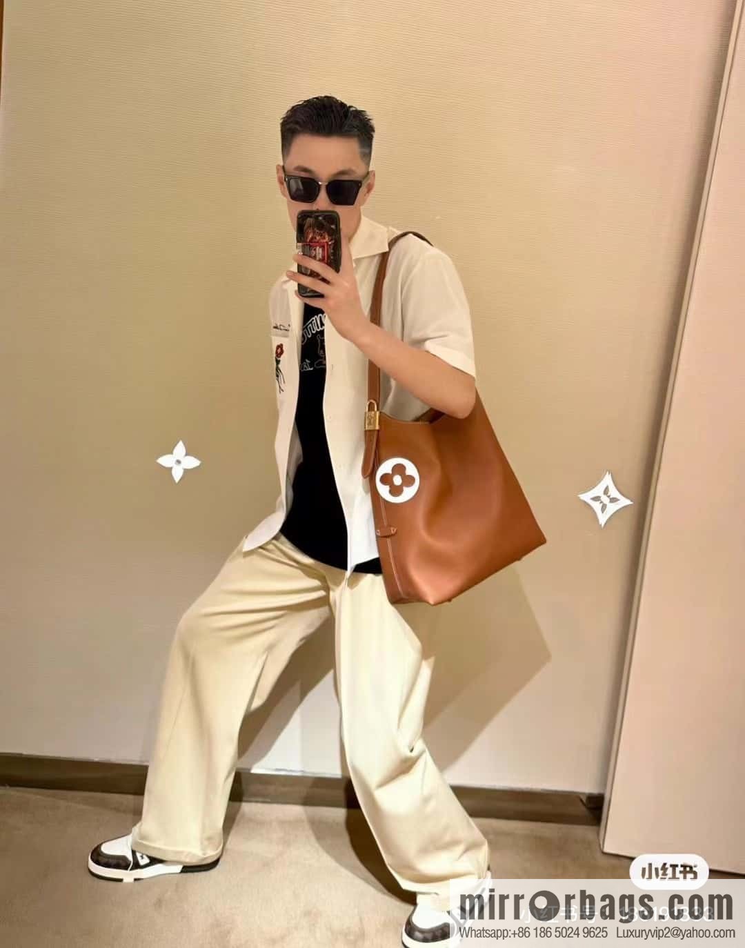 LV M24974 LOW KEY HOBO medium handbag