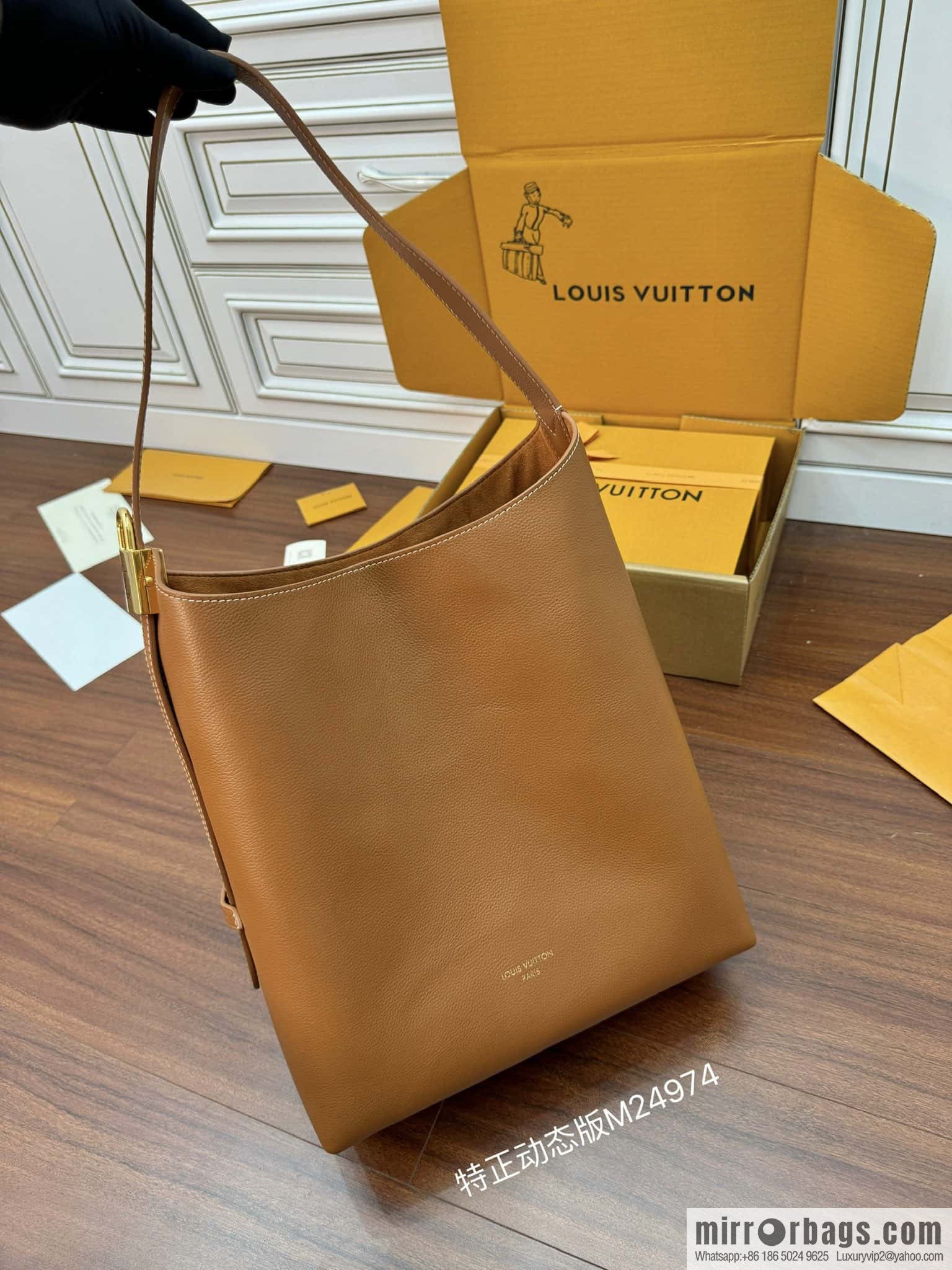 LV M24974 LOW KEY HOBO medium handbag