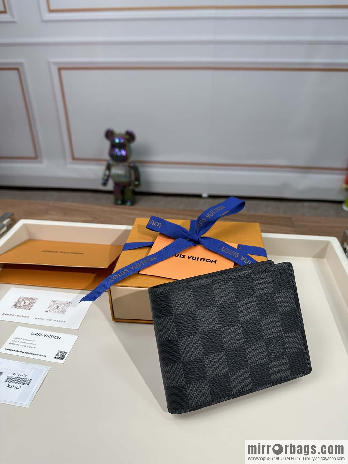 LV Multiple Wallets N62663 Premium
