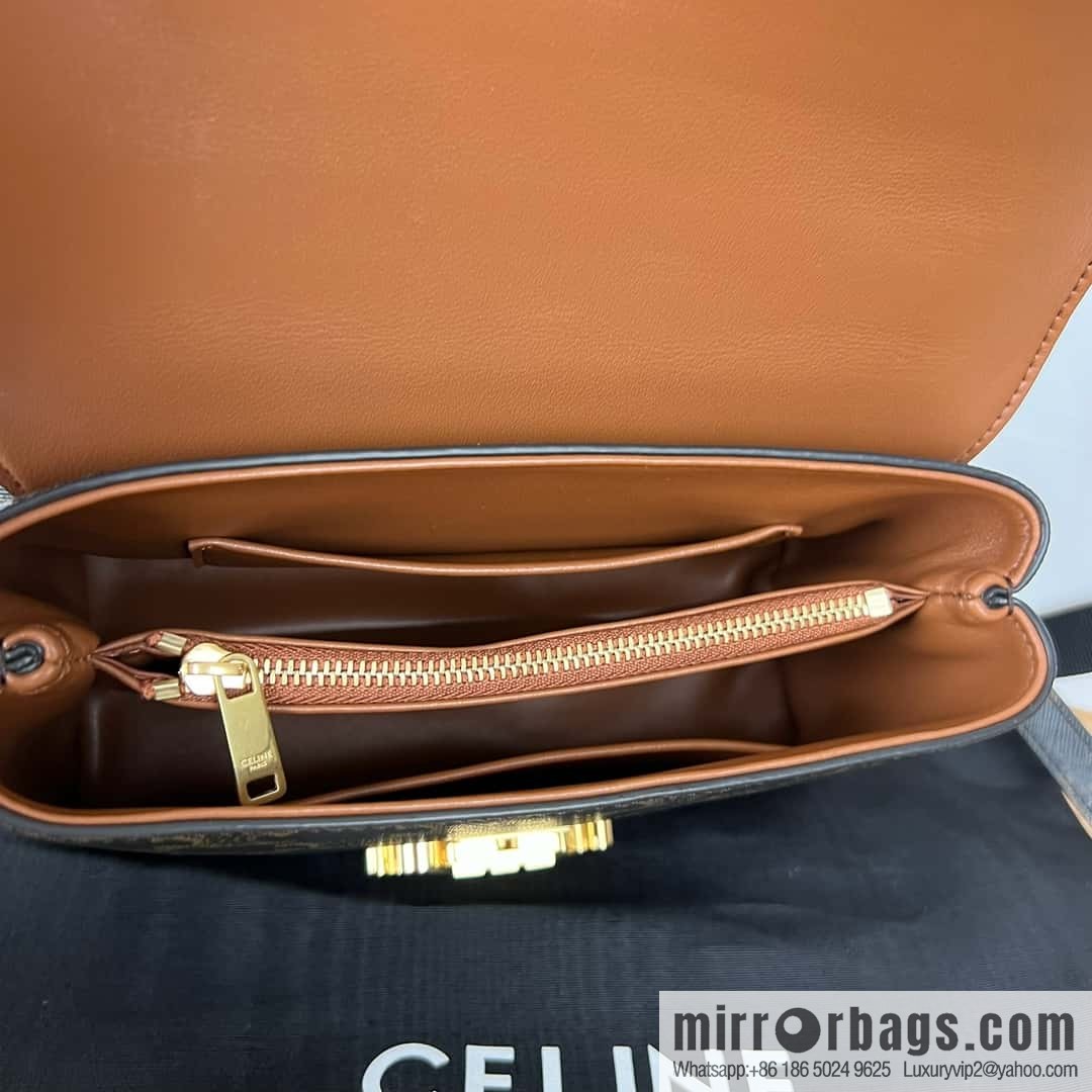 CELINE NINO S logo printed cow leather (fabric) handbag 118113 monogram