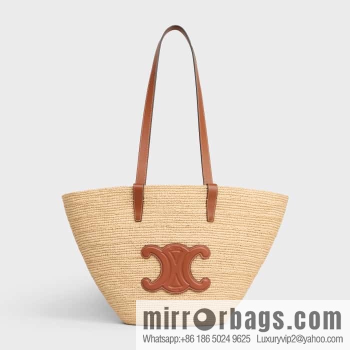 CELINE vegetable material wagyu leather (fabric) medium soft classic basket bag 114342