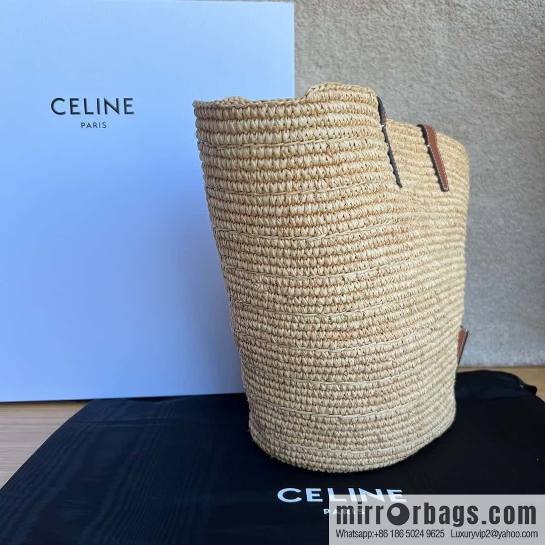 CELINE vegetable material wagyu leather (fabric) medium soft classic basket bag 114342