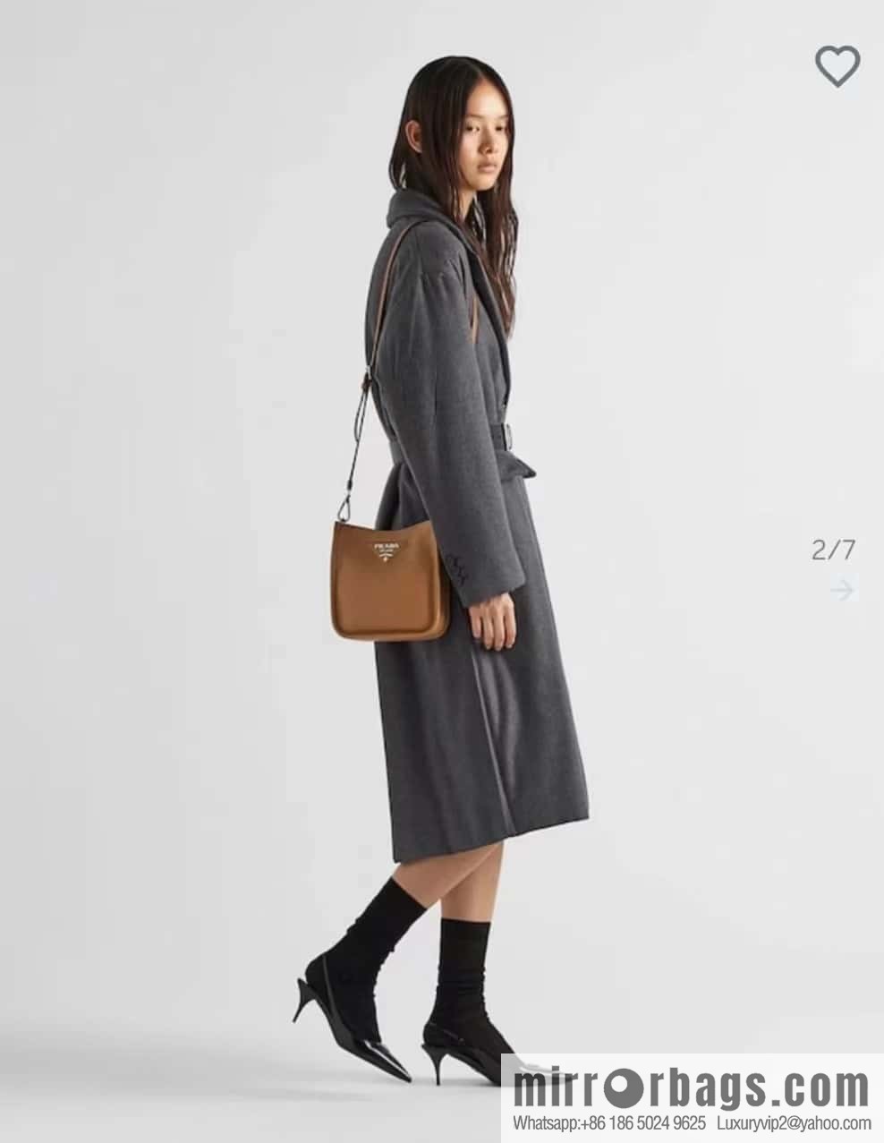 PRADA 👏 new shoulder strap bag 👏 1BH191/tote bag new color