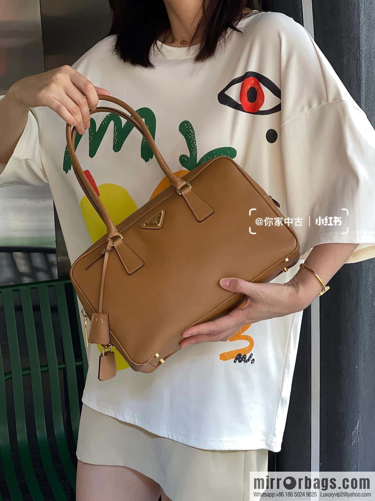 PRADA 🎉 new long handle medieval bag 🎉 1BA428 new 🎉 brown
