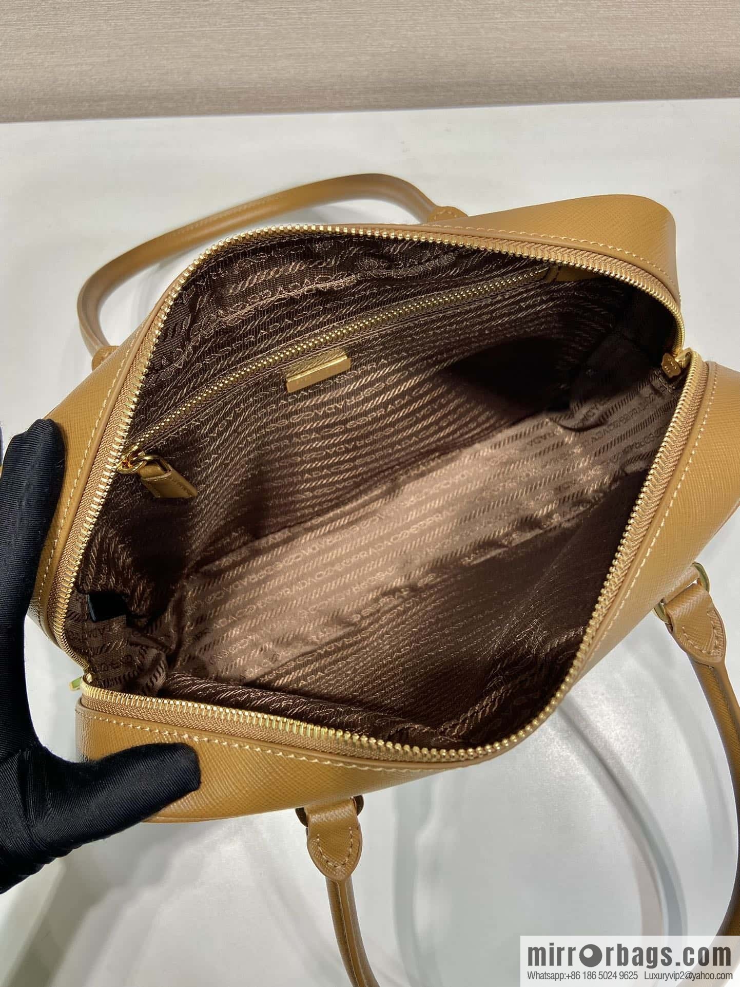 PRADA 🎉 new long handle medieval bag 🎉 1BA428 new 🎉 brown