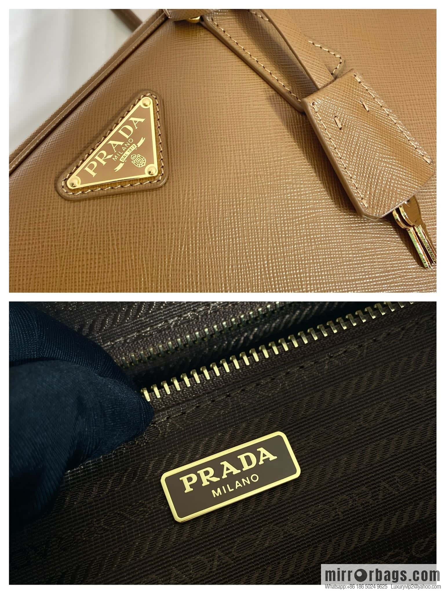 PRADA 🎉 new long handle medieval bag 🎉 1BA428 new 🎉 brown