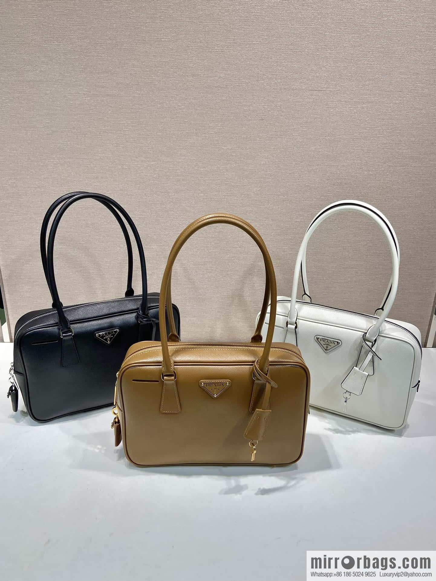 PRADA 🎉 new long handle medieval bag 🎉 1BA428 new 🎉 brown