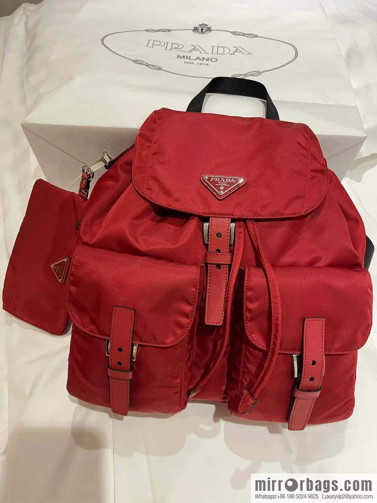 PRADA 🎉 new backpack 🎉 1BZ811 👍👍 new color