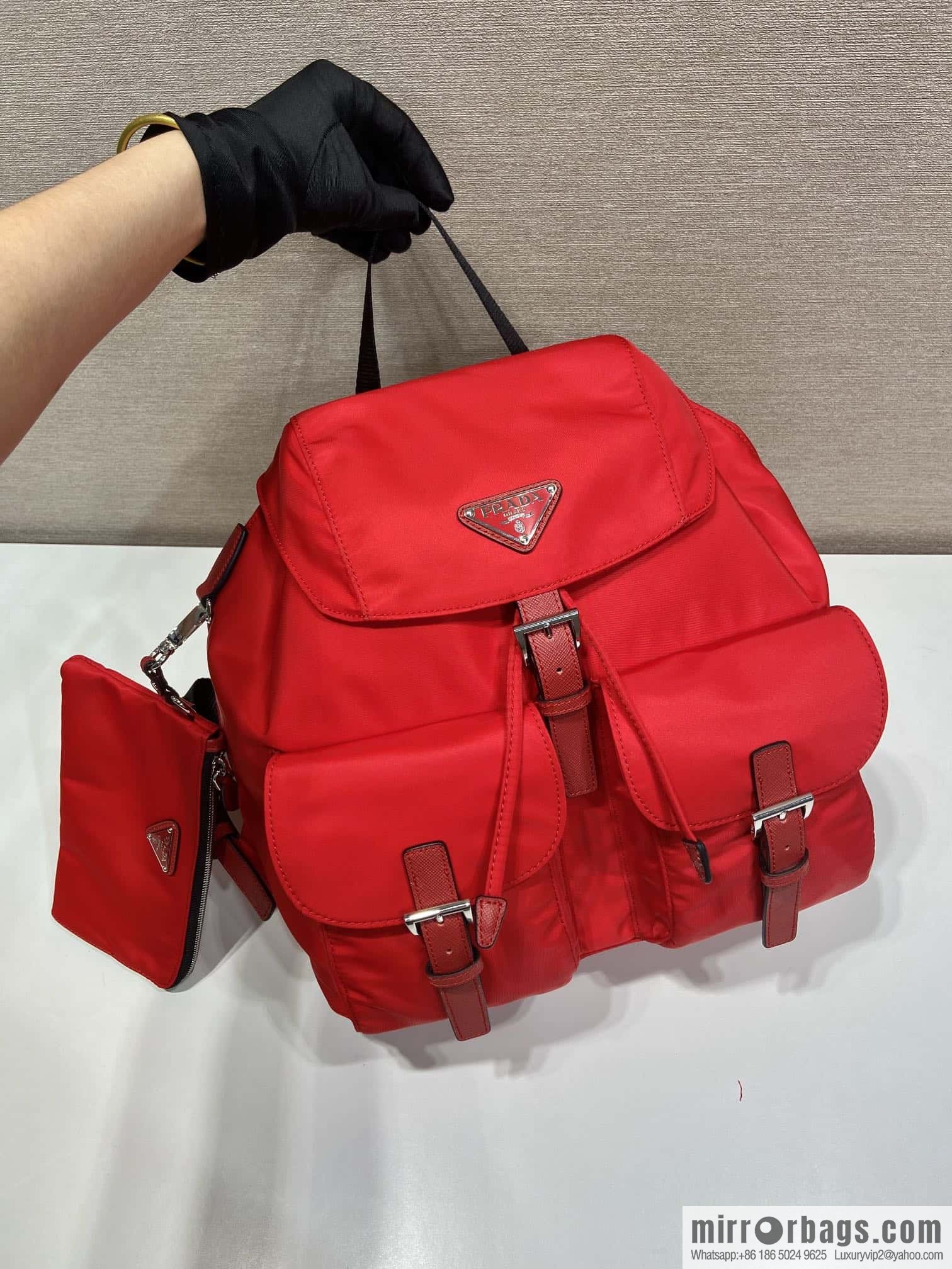 PRADA 🎉 new backpack 🎉 1BZ811 👍👍 new color